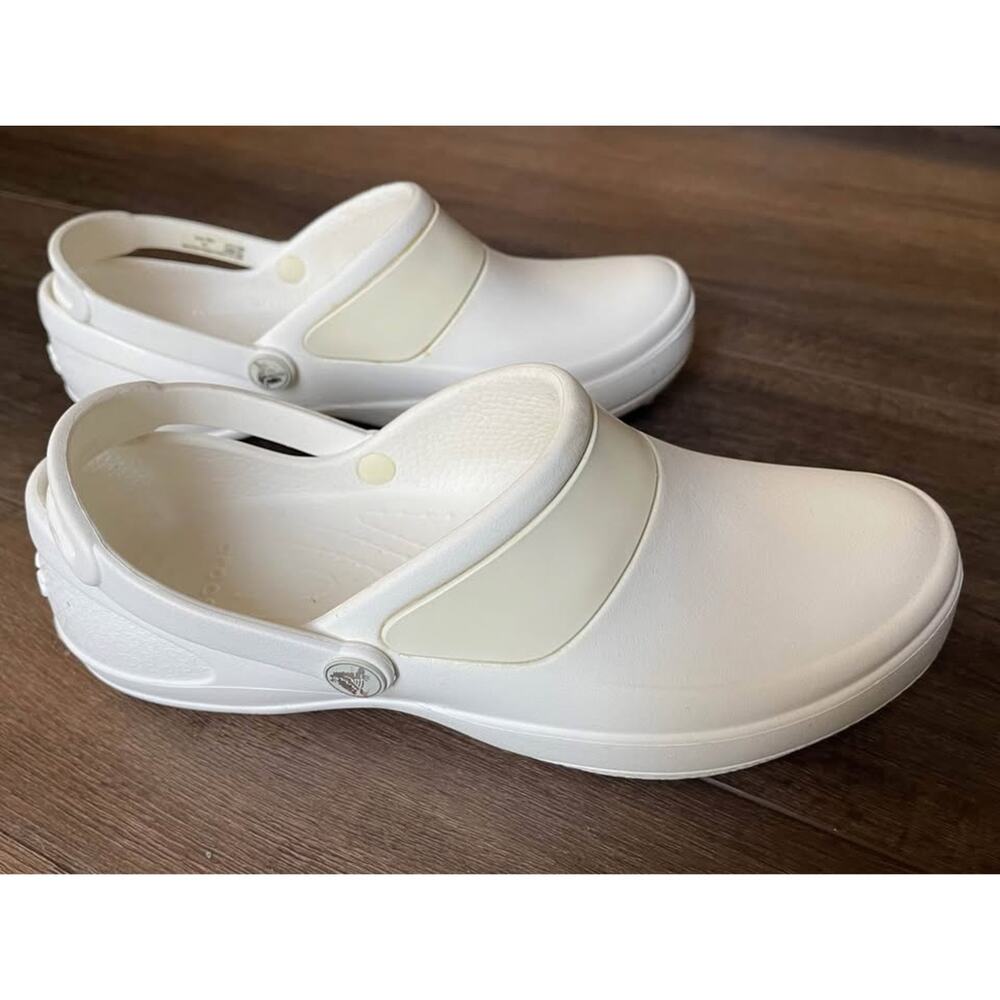 Crocs Women's Mercy Work Clog | Work Shoes, Nurse Shoes, Chef Shoes (Women’s 8)